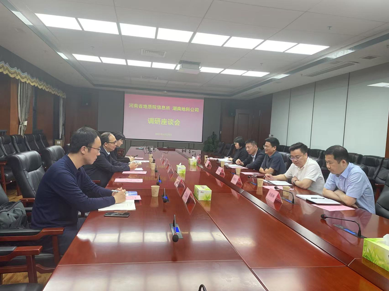 省地质研究院信息所到湖南地科院规划设计有限公司调研座谈_副本